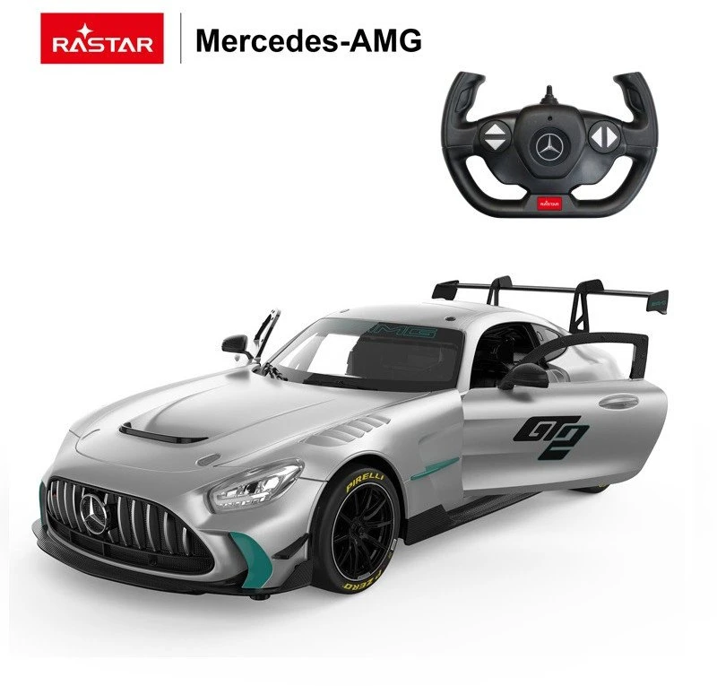 Nuotoliniu būdu valdomas automobilis Mercedes AMG GT2 R/C, mastelis 1:14, Rastar 10220