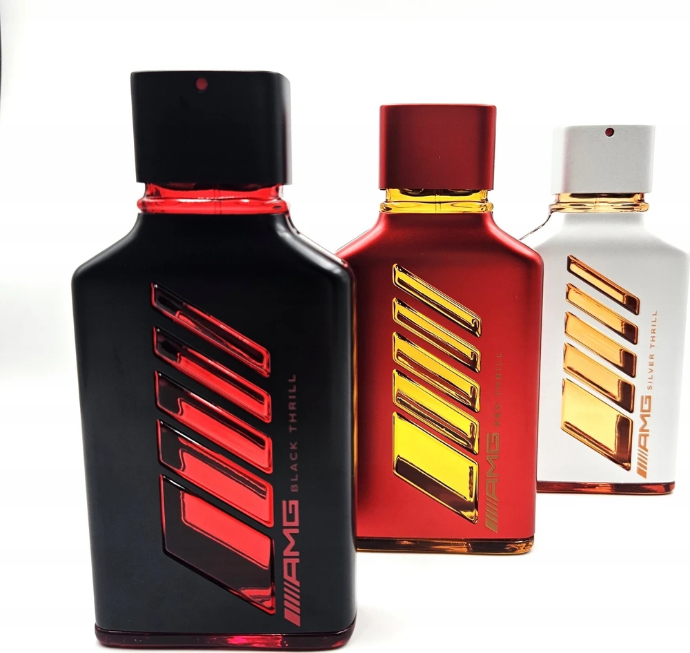 Mercedes-Benz AMG Raudona Thrill EDP parfumuotas vanduo vyrams, 100 ml