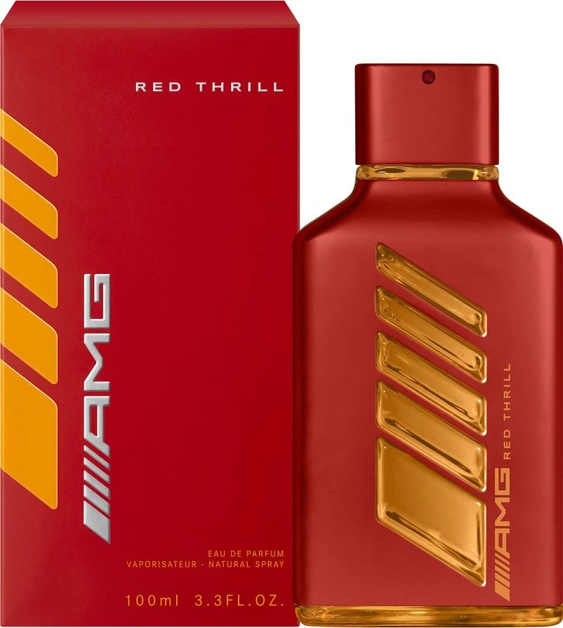 Mercedes-Benz AMG Raudona Thrill EDP parfumuotas vanduo vyrams, 60 ml