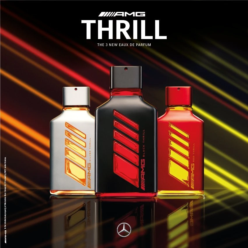 Mercedes-Benz AMG Raudona Thrill EDP parfumuotas vanduo vyrams, 60 ml