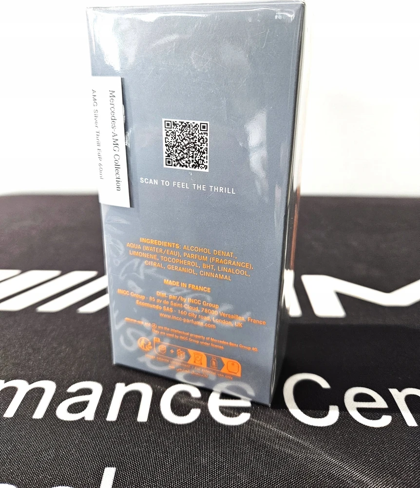 Mercedes-Benz AMG Sidabrinis Thrill EDP parfumuotas vanduo vyrams, 60 ml