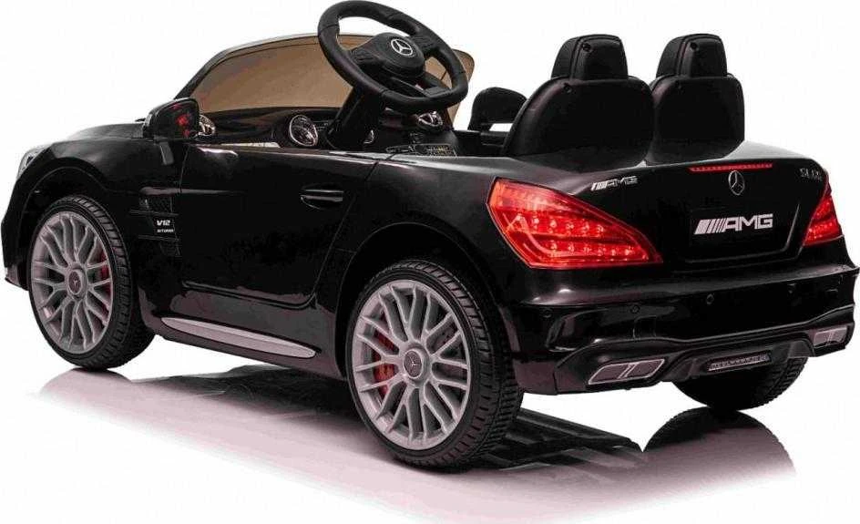 Ramiz Elektrinė mašina vaikams Mercedes Benz AMG SL65 S juodos spalvos