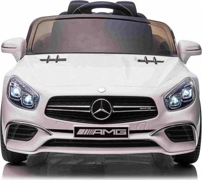 Ramiz Elektrinė mašina vaikams Mercedes Benz AMG SL65 S baltos spalvos