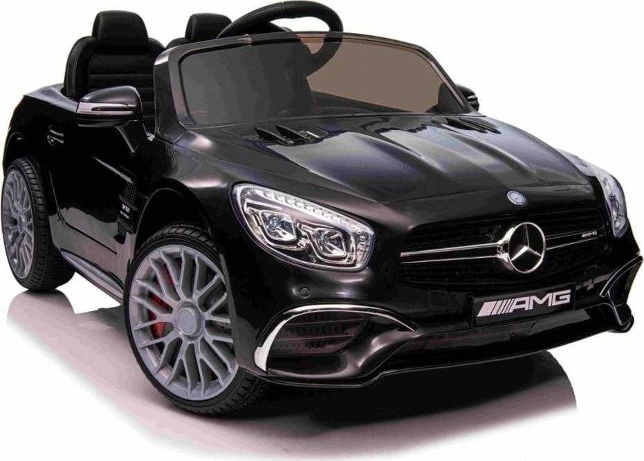 Ramiz Elektrinė mašina vaikams Mercedes Benz AMG SL65 S juodos spalvos