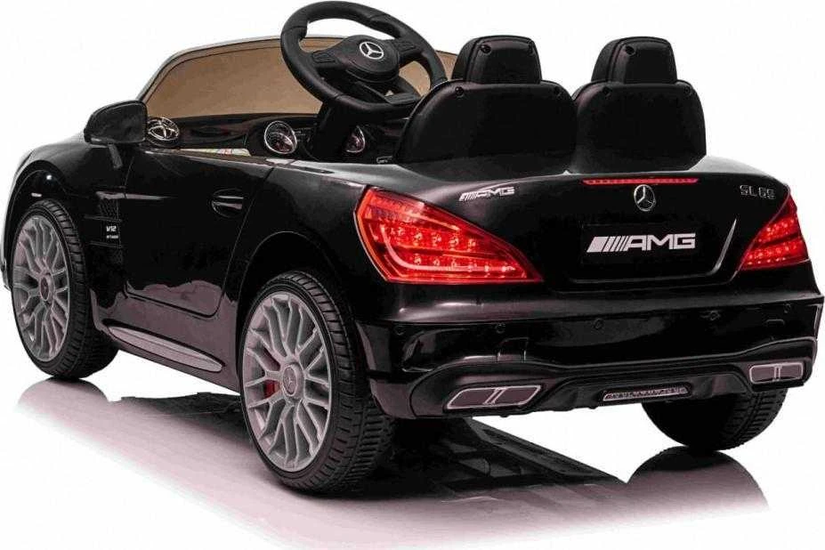 Ramiz Elektrinė mašina vaikams Mercedes Benz AMG SL65 S juodos spalvos