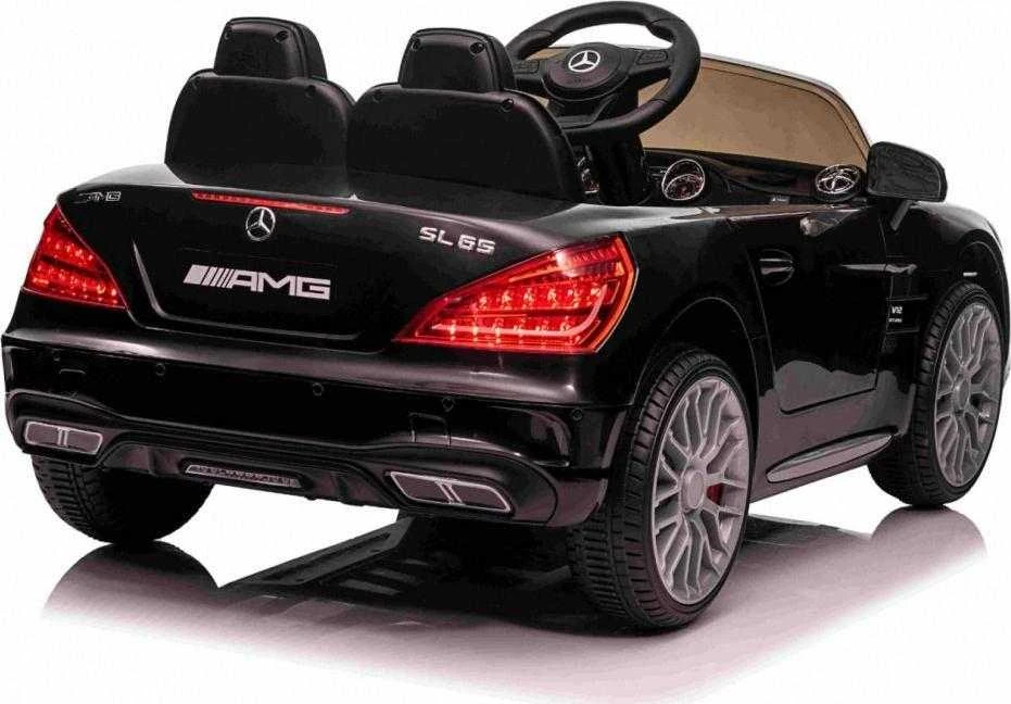 Ramiz Elektrinė mašina vaikams Mercedes Benz AMG SL65 S juodos spalvos