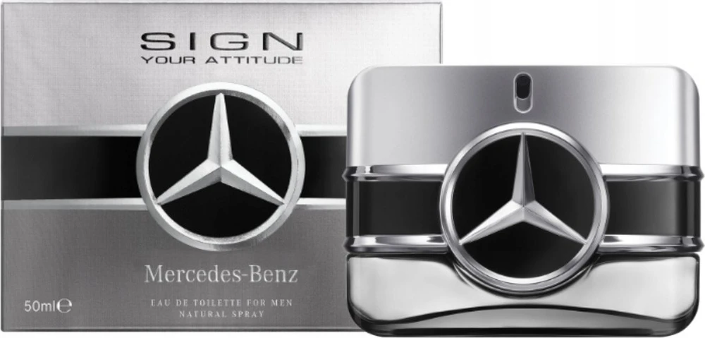 MERCEDES-BENZ SIGN YOUR ATTITUDE tualetinis vyrų vanduo, 50 ml