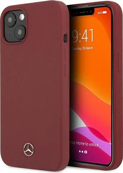Mercedes MEHCP13SSILRE Apple iPhone 13 mini 5,4″ red kietas dėklas Silicone Line
