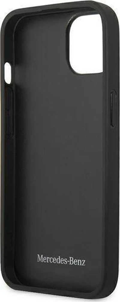 Mercedes MEHCP15MARMBK Apple iPhone 15 Plus / 14 Plus 6.7″ juodos spalvos kietas dėklas Leather Urban