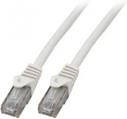 Mercodan Kabelis sieciowy RJ-45, Cat.6, U/UTP, LSZH, CCA, balta, 0.25 m (371229002)