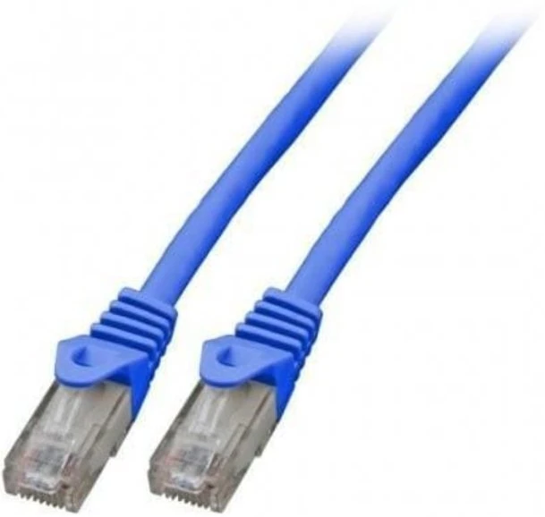 Mercodan Kabelis sieciowy RJ-45, Cat.6, U/UTP, LSZH, CCA, mėlyna, 15 m (371227150)