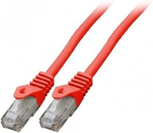 Mercodan Kabelis sieciowy RJ-45, Cat.6, U/UTP, LSZH, CCA, raudona, 3 m (371224030)