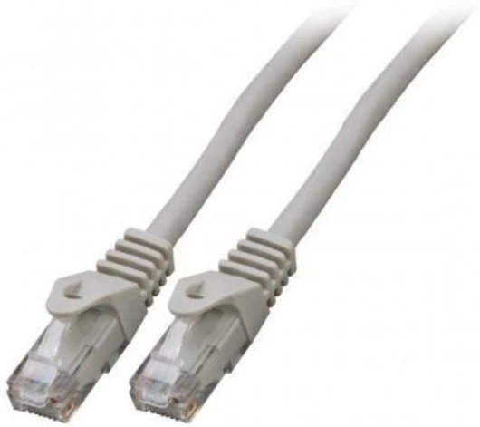 Mercodan Kabelis sieciowy RJ-45, Cat.6, U/UTP, LSZH, CCA, pilka, 0.25 m (371221002)