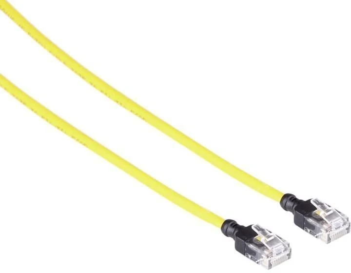 Mercodan 371925005, 0,5 m, Cat6a, U/UTP (UTP), RJ-45, RJ-45, Geltonas