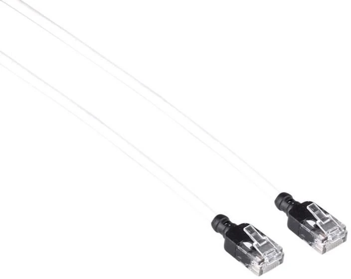 Mercodan Tinklo kabelis RJ-45, Cat.6a, U/UTP, LSZH, Slim, balta, 10 m (371929100)