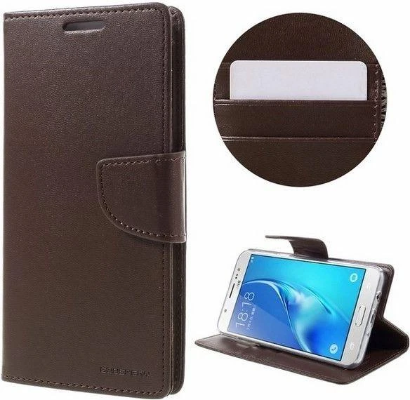 Dėklas Mercury Case Bravo knyga iPhone X ruda (Mer002726)