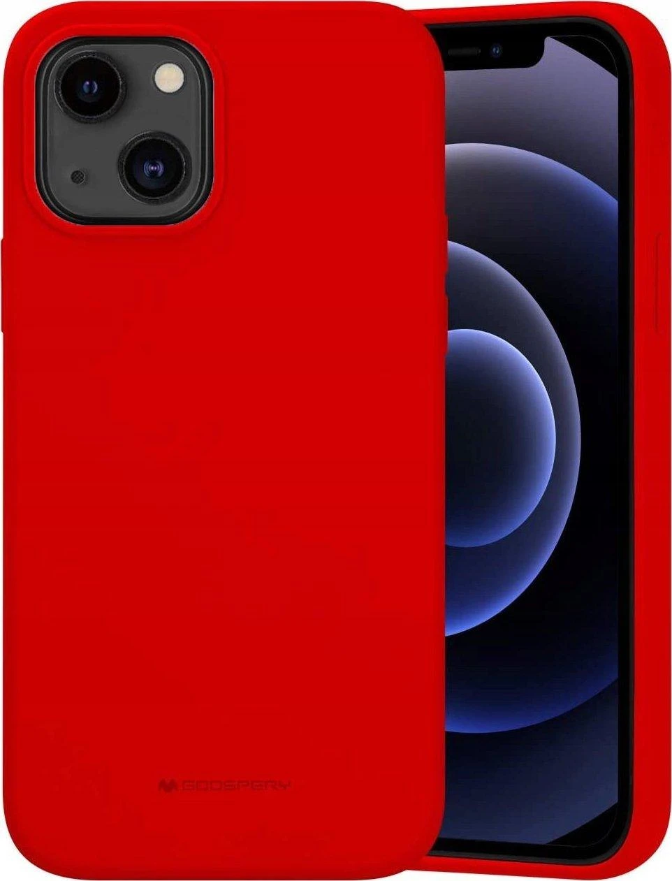 Dėklas Mercury Silikoninis dėklas Apple iPhone 14 Plus raudonas