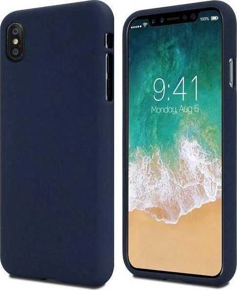 Dėklas Mercury Soft Jelly Case Apple iPhone 14 Pro Max tamsiai mėlynas