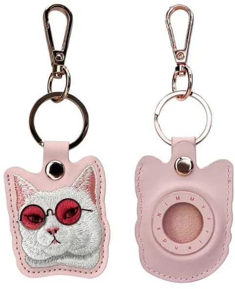 Dėklas daiktų ieškikliuir Nimmy Glasses Cool Cat rožinės spalvos
