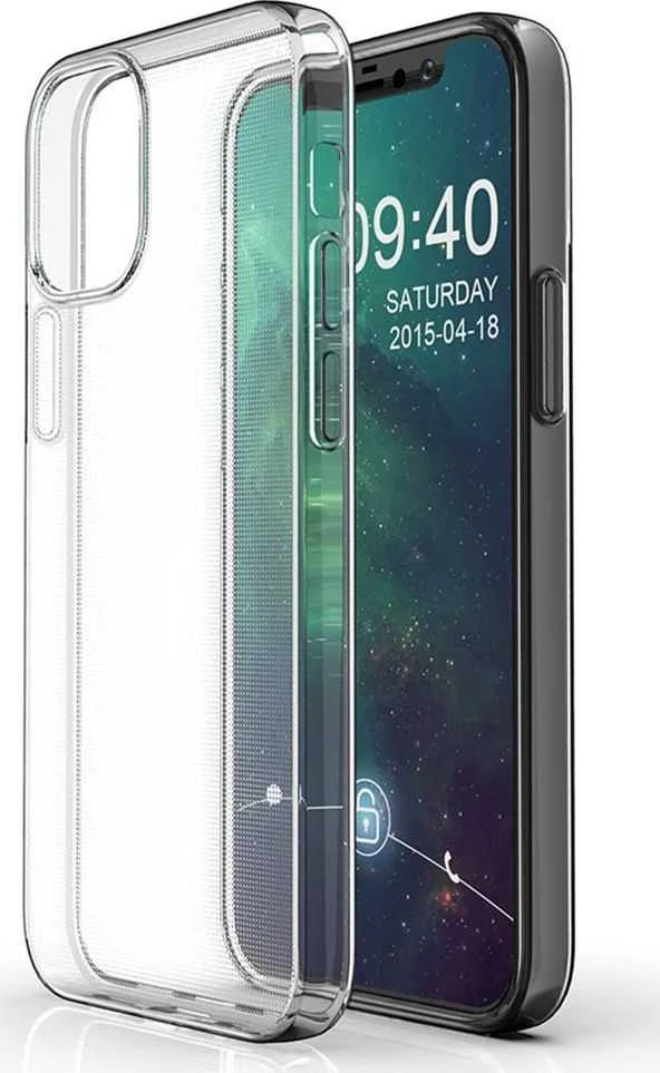Dėklas Mercury Jelly Clear Apple iPhone 13 skaidrus