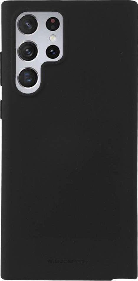 Dėklas Mercury Soft Jelly Case Samsung S908 S22 Ultra 5G juodas