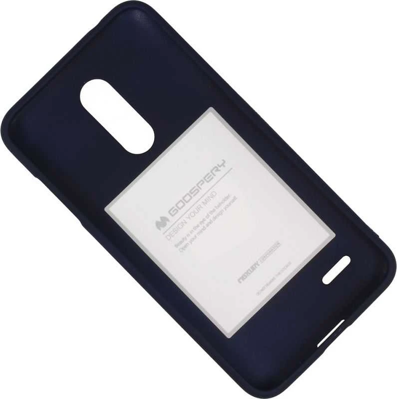 Dėklas Mercury Soft LG K9 mėlyna/midnightblue / K8 2018 m