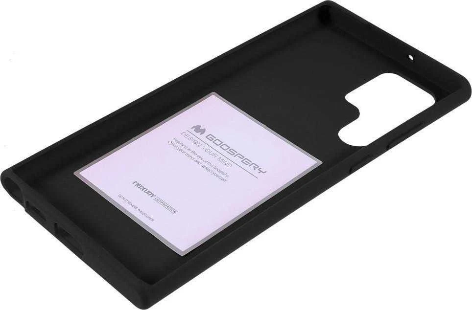 Dėklas Mercury Soft Jelly Case Samsung S908 S22 Ultra 5G juodas