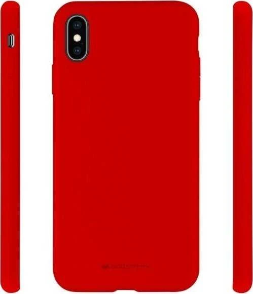 Dėklas Mercury Silicone Apple iPhone 15 Pro Max 6,7″ raudonos spalvos