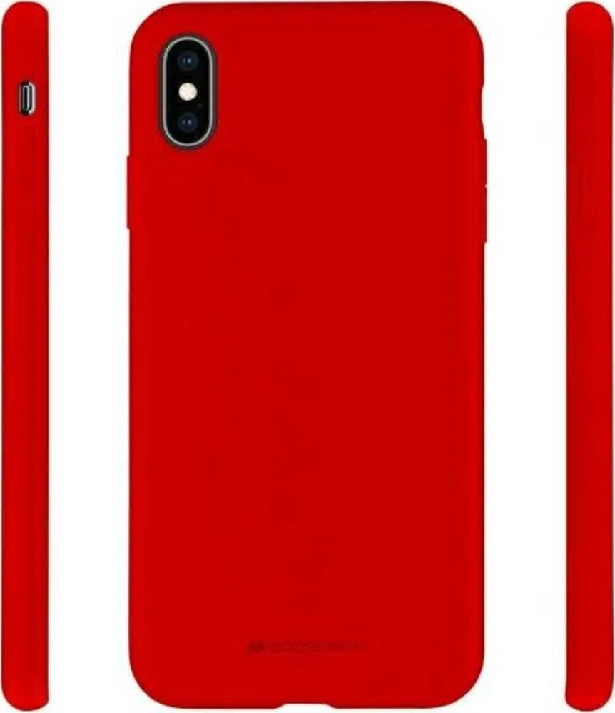 Dėklas Mercury Silikoninis dėklas Samsung S911 S23 5G raudonas
