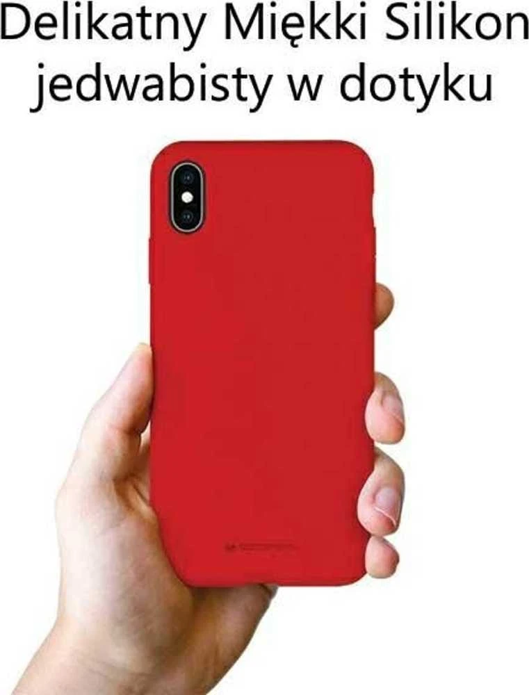 Dėklas Mercury Silikoninis dėklas Samsung S911 S23 5G raudonas