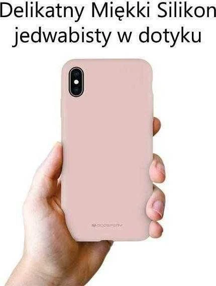 Dėklas Mercury Silikoninis dėklas Apple iPhone 13 Pro rožinio smėlio