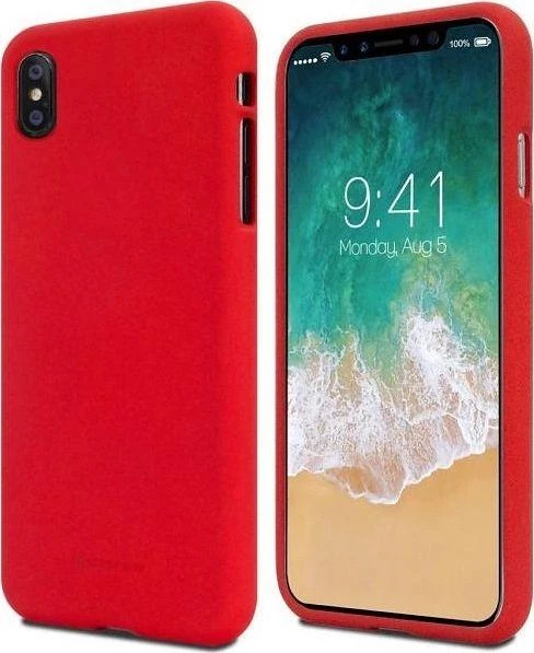 Dėklas Mercury Soft Jelly Case Apple iPhone 12 mini raudonas