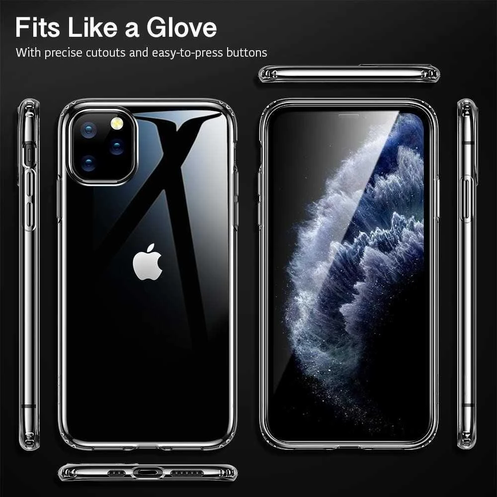 Dėklas Mercury Jelly Clear (hole) Apple iPhone 11 Pro skaidrus