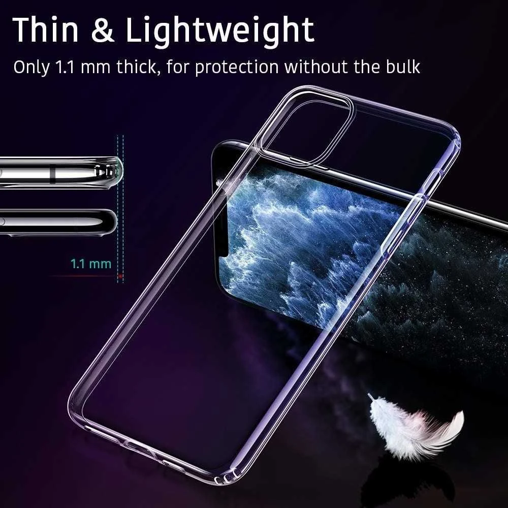 Dėklas Mercury Jelly Clear (hole) Apple iPhone 11 Pro skaidrus