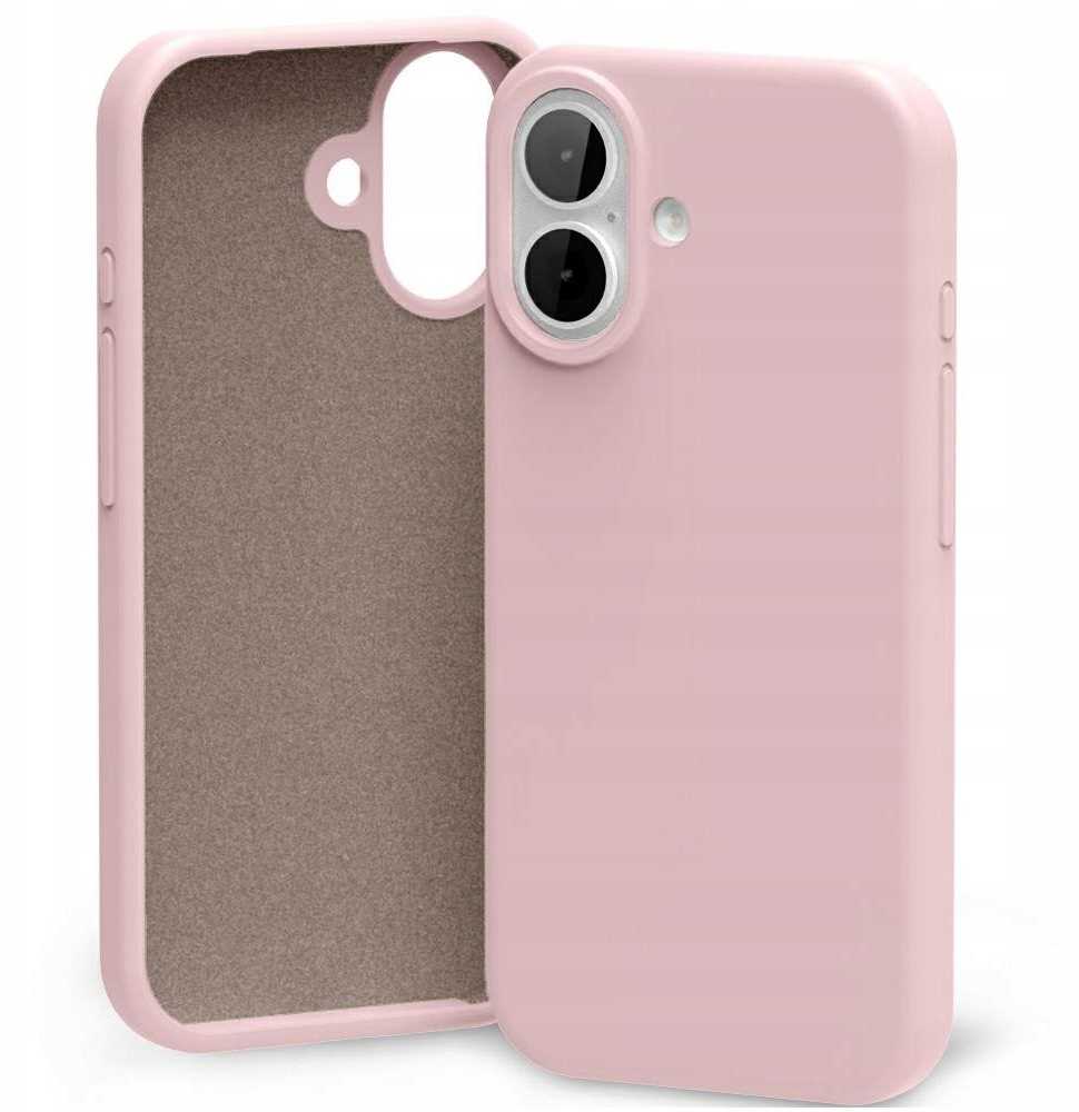 Mercury Silicone dėklas iPhone 17 rožinės smėlio spalvos