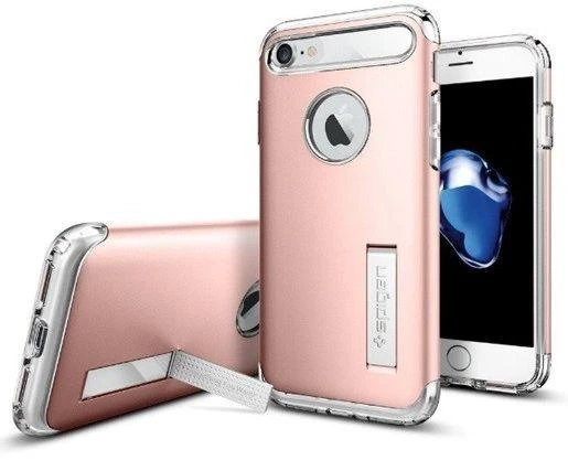 Dėklas Mercury Dėk.Spigen Slim Armour iPhone 7 Rose Gold