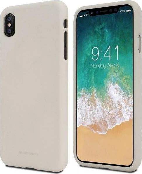 Dėklas „Mercury Soft Apple iPhone 11 Pro Max“ smėlio spalvos akmens spalvos