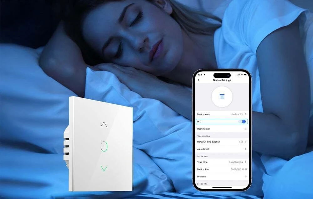 Meross MRS100MA(EU) Smart WiFi Blind Switch (Matter)