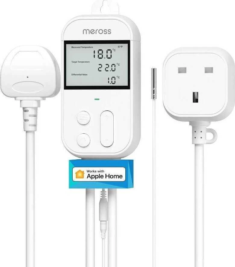 Meross MTS960HK išmanus Wifi termostatas šildymui/ šaldymui
