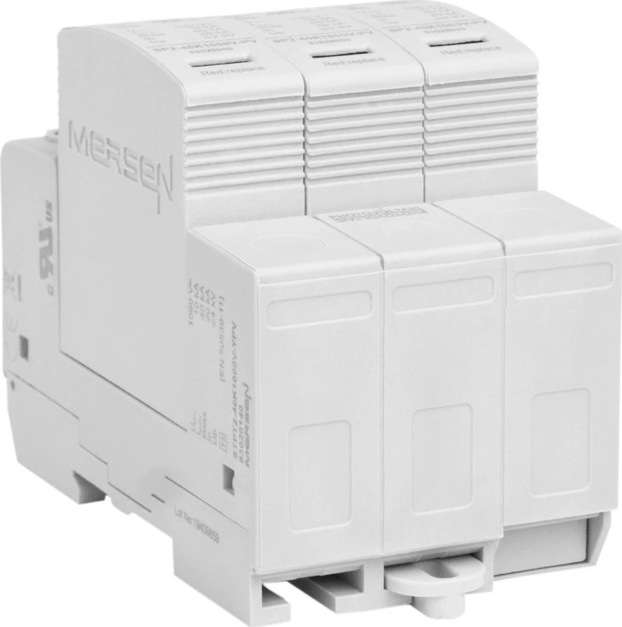 MERSEN Įtampos ribotuvas PV C 2 tipas 3P 10kA 1,06kV DC STPT2-40K1000V- YPV 83020140