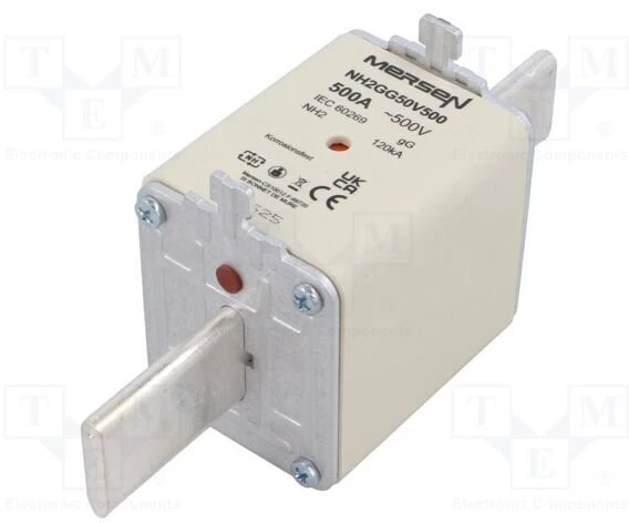MERSEN Saugiklio įdėklas NH 2 500A 500VAC gG T228522