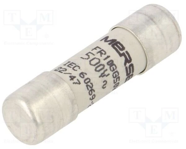 Mersen Nordic Ab MERSEN cilindrinis saugiklis 10x38mm 500VAC gG 1A B212061