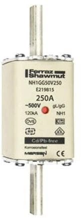 Mersen Nordic Ab MERSEN Saugiklio įdėklas NH 2C 250A 500VAC gG R222494
