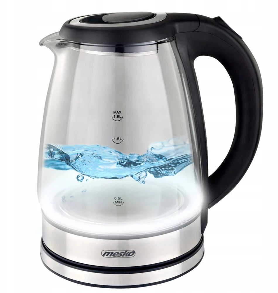 Adler Mesko MS 1307 Glass Electric Virdulys 1.8 L
