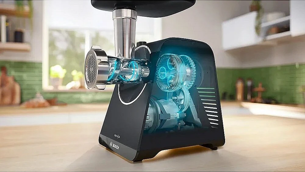 Bosch MFWS430B Serija 4, Mėsmalė, MultiPower Series 4, 1900 W, Juoda, Juodas