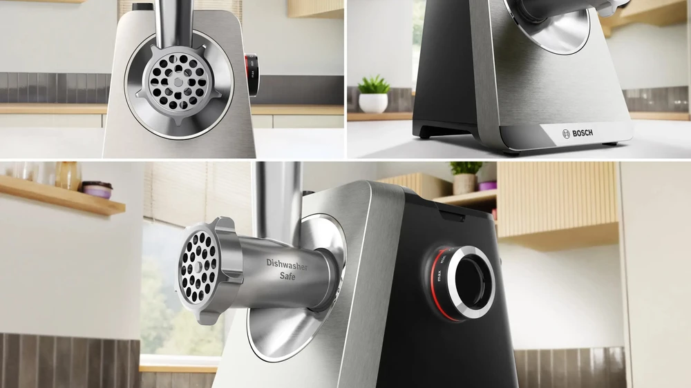 Bosch MFWS820M Serija 8, Mėsmalė, MultiPower, 2500 W, Nerūdijančio plieno