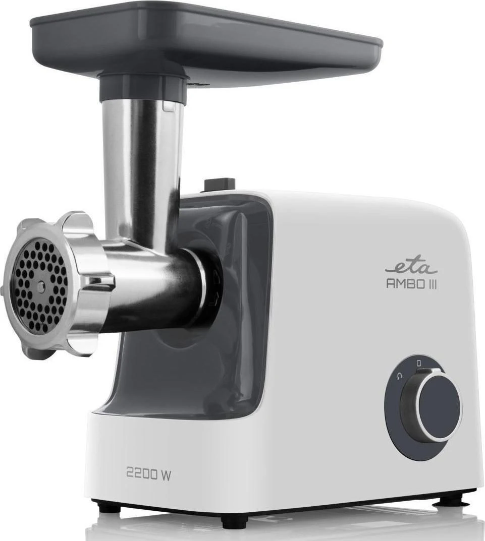 ETA Ambo III mėsmalė | ETA507590000 | Balta | 2200 W | Malimo greitis - iki 2,5 kg / min