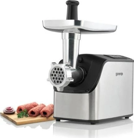 Mėsmalė Gorenje | Meat Grinder | MG2202XE | Stainless Steel/Juodas | 2200 W | Greičių skaičius 1 | Throughput (kg/min) 2.2