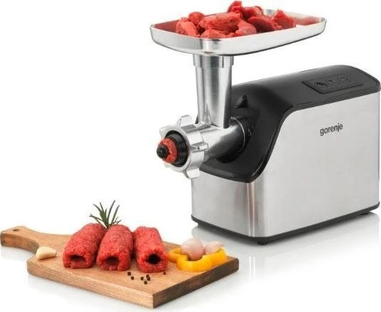 Mėsmalė Gorenje | Meat Grinder | MG2202XE | Stainless Steel/Juodas | 2200 W | Greičių skaičius 1 | Throughput (kg/min) 2.2