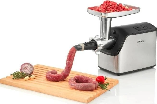 Mėsmalė Gorenje | Meat Grinder | MG2202XE | Stainless Steel/Juodas | 2200 W | Greičių skaičius 1 | Throughput (kg/min) 2.2